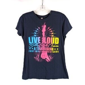 Billy Bobs Texas Forth Worth Stockyards T Shirt Honky Tonk Womens XL Country